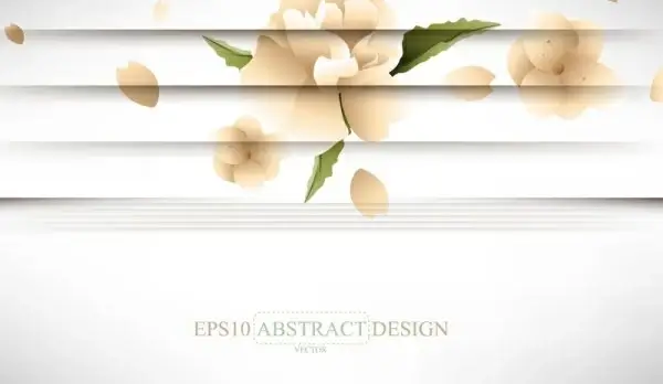 creative shutters style floral background vector