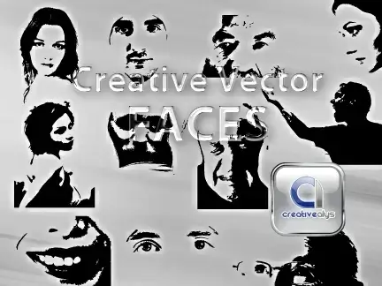 Creative Vector Face Illustrations