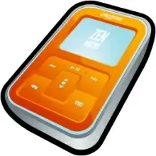 Creative Zen Micro Orange