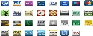 Credit Card icons icons pack