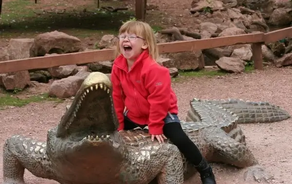 crocodile girl child