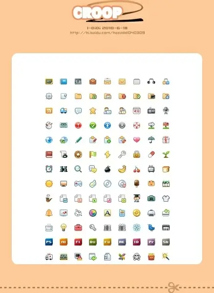 CROOP_16X16_icon icons pack