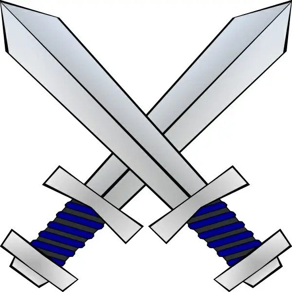 Crossed Swords clip art