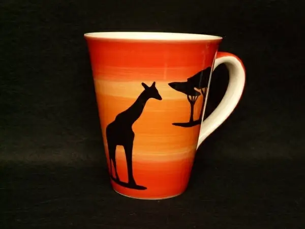 cup coffee cup giraffe