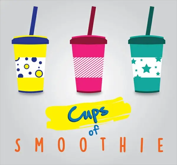 cup of smoothie for icon and logo