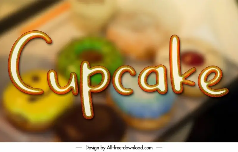 cupcake style backdrop elegant blurred design 