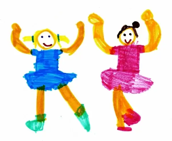 dance children's drawings ballet