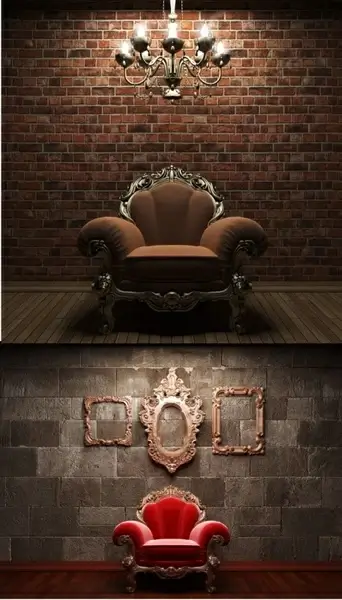 dark furnishings definition picture