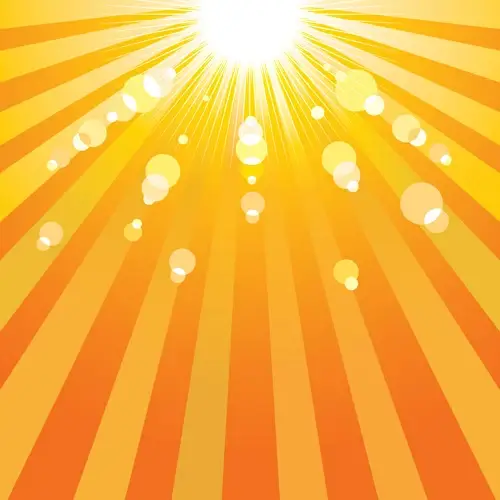 dazzle sunshine background vector