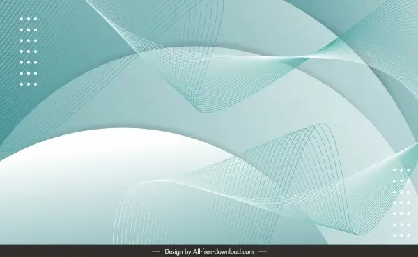 decorative background template dynamic 3d curves lines