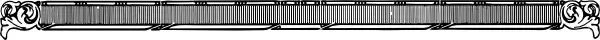 Decorative Horizontal Border clip art