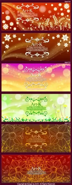 decorative pattern background vector graphic