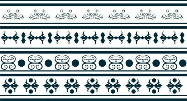 decorative pattern design repeating style classical curves decoration