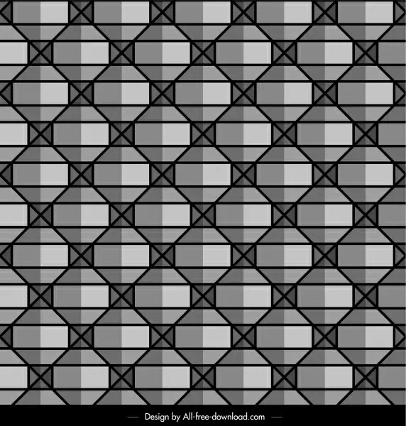 decorative pattern illusive seamless symmetric decor