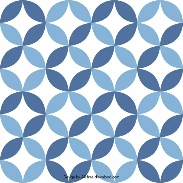 decorative pattern repeating symmetric circles ornament