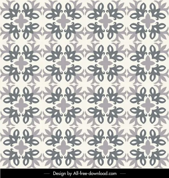 decorative pattern template flat classical repeating symmetric design