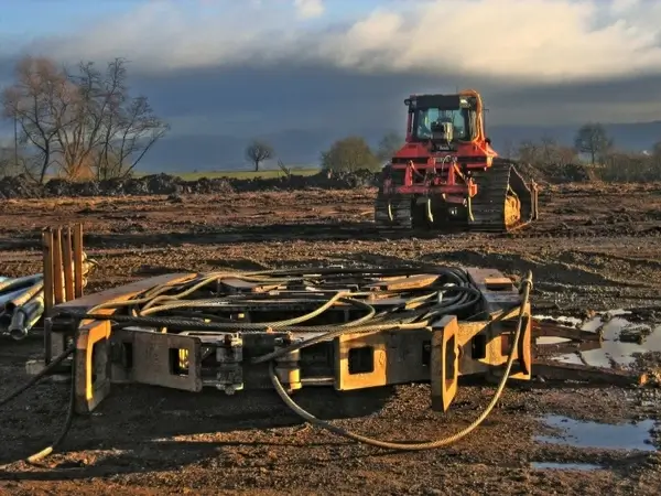 demolition work excavators