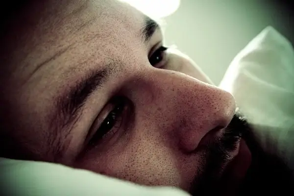 depressed man