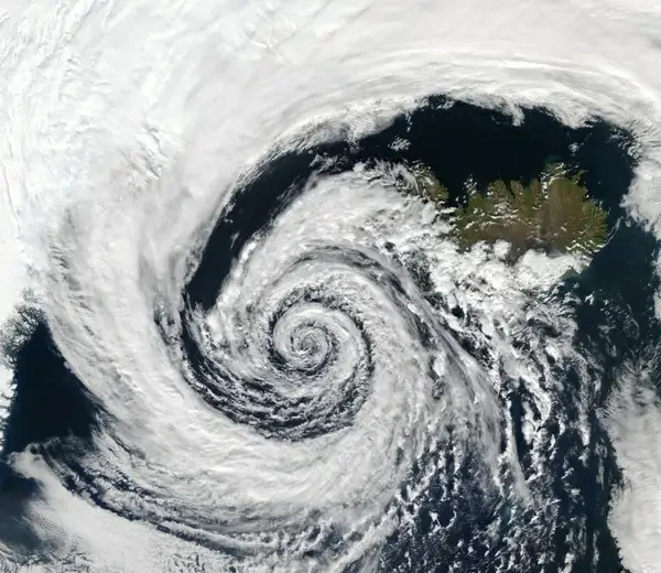 depression cyclone iceland