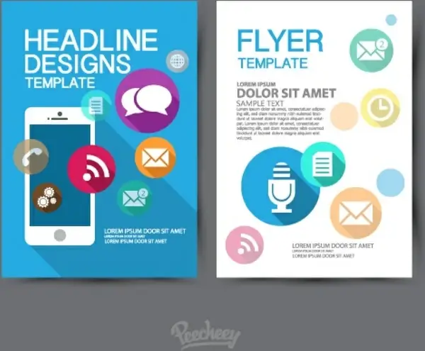design of a template flyer