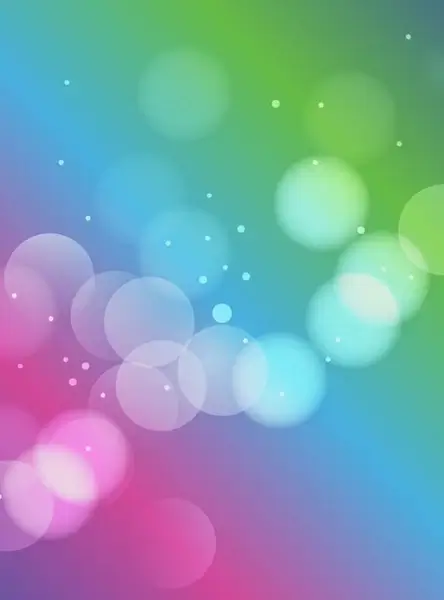 designed colorful bokeh background vector graphic