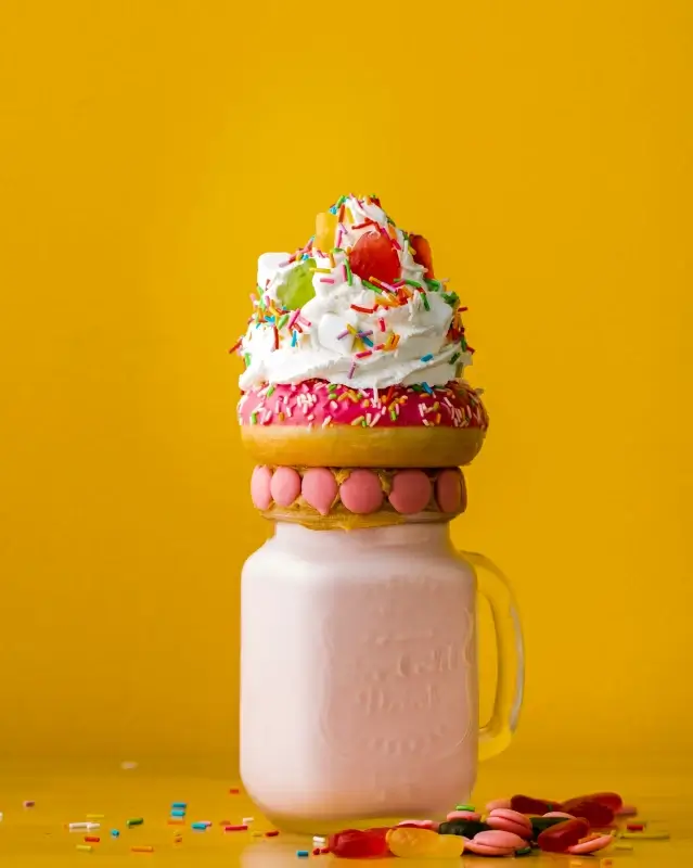 dessert picture elegant cream cake topping layers