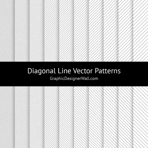 diagonal line vector patterns