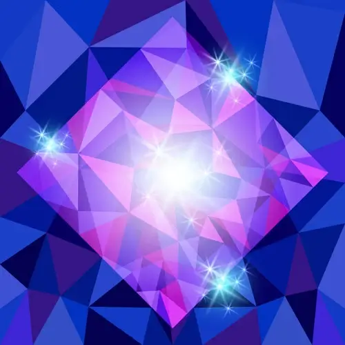 diamond geometric shapes background vector
