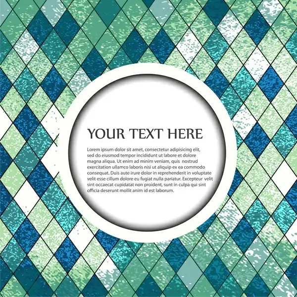 diamond shape grid background with copy space