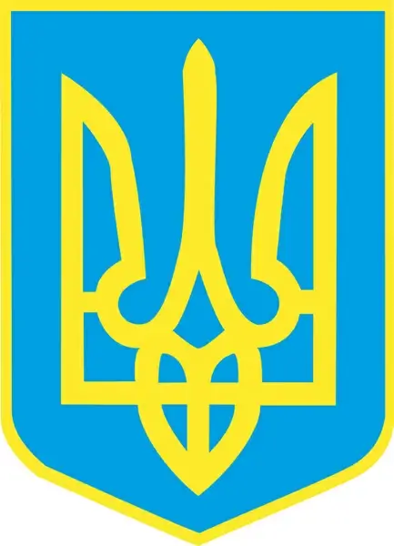 different ukraine symbols vector