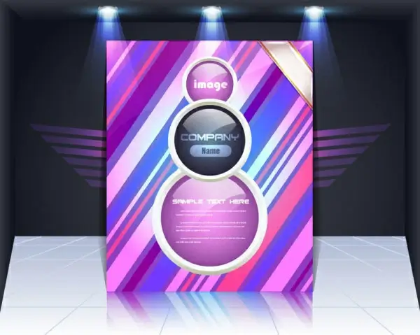 display board cover background vector