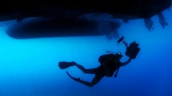 diver diving swimming 