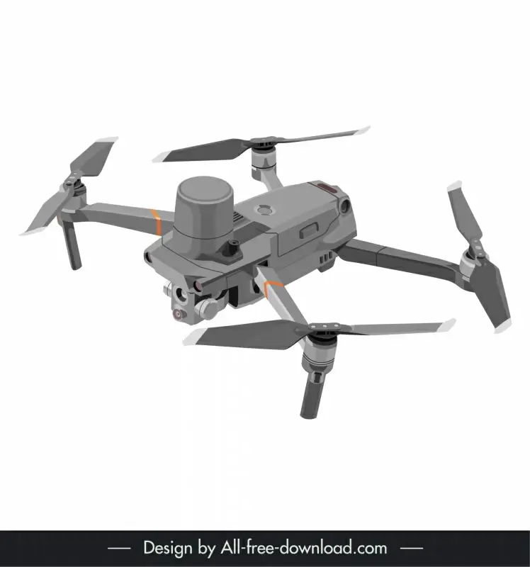 dji mavic 2 drone enterprise advanced drone design element modern 3d