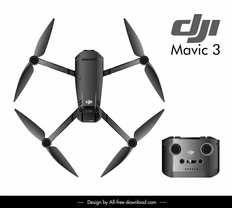 dji mavic 3 drone fly more combo design elements modern design 