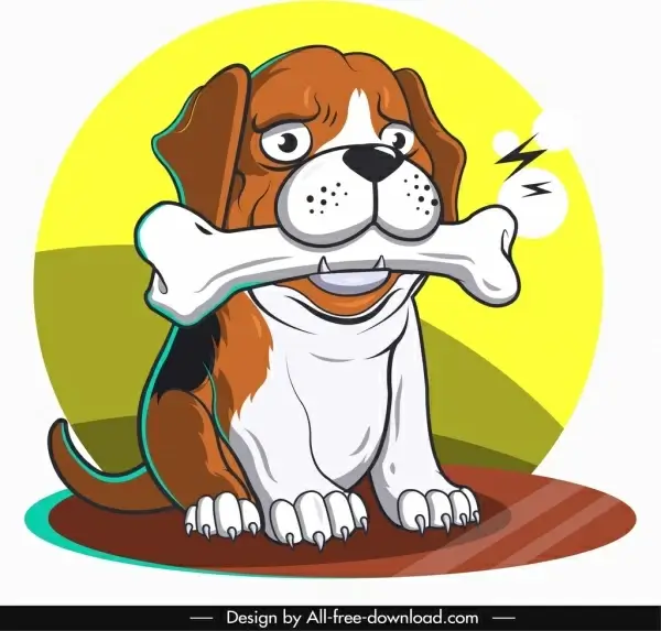 dog animal avatar funny cartoon sketch