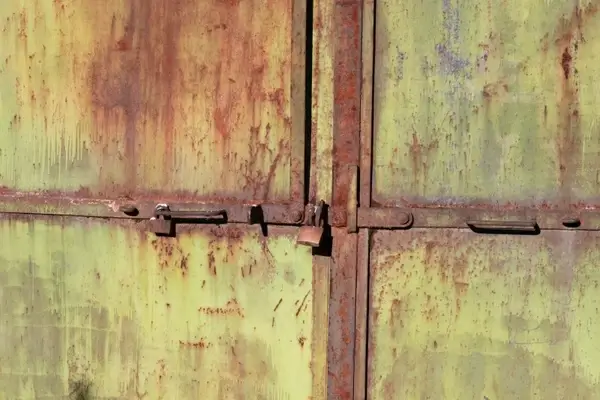 door industrial iron