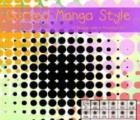 Dotted Manga Style Brushes