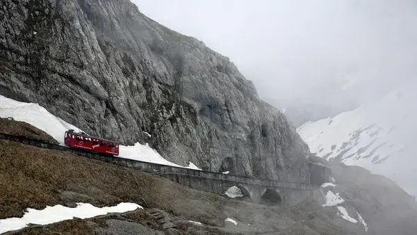 down the mountain
