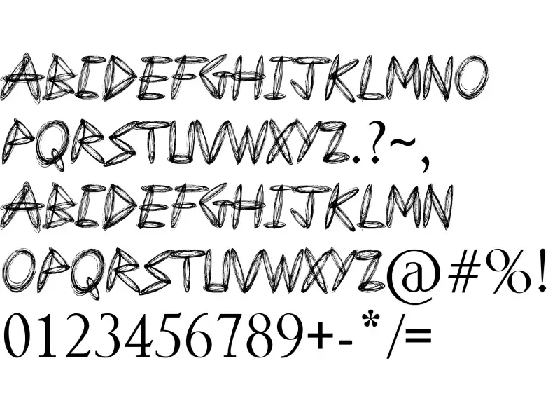 Drawing Guides Font in truetype .ttf opentype .otf format free and easy
