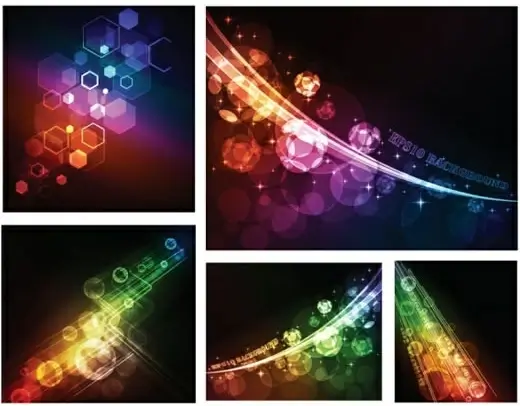 lights background templates modern colorful twinkling motion design
