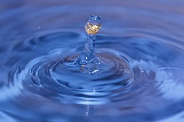 drip liquid blue