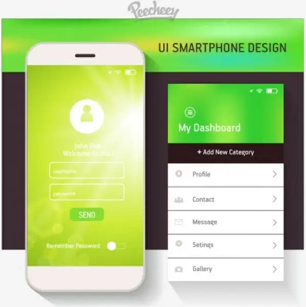 drop down menu design for mobile devices