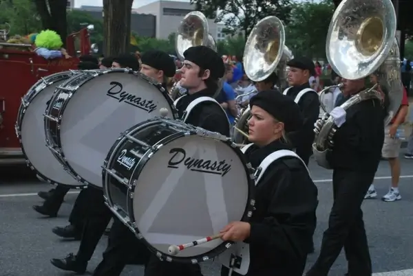 drums and tubas