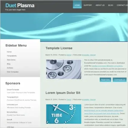 Duet Plasma Template