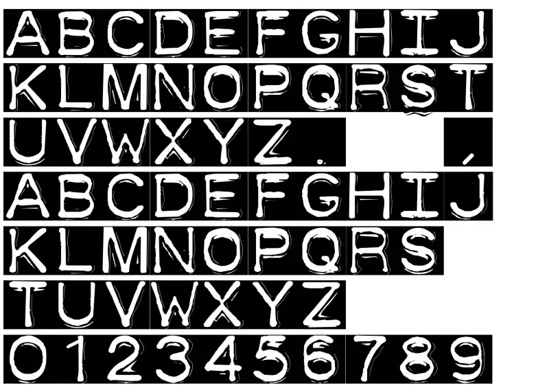 Dymo Font Invers Font in truetype .ttf opentype .otf format free and