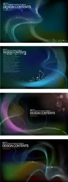dynamic halo background 01 vector
