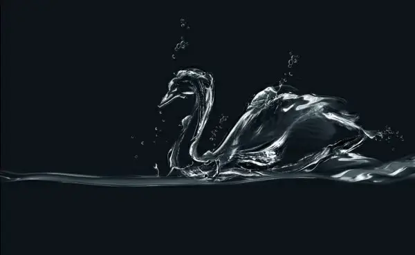 dynamic the pictographic animal spray swan