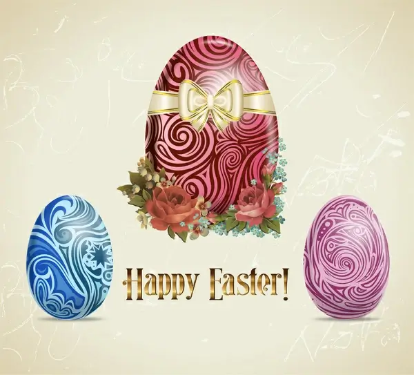 easter egg abstract decoration