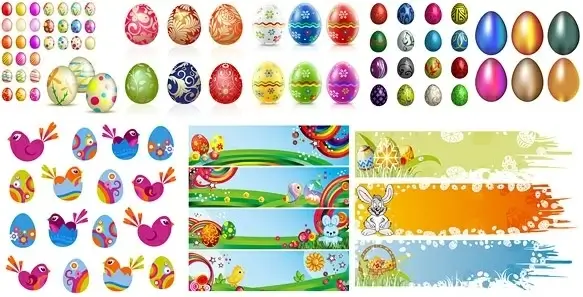 easter egg album vector