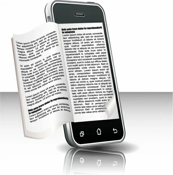 Ebook in smart phone 